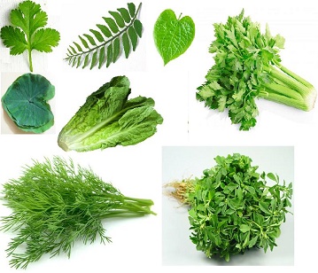 Leaves in category of vegetables