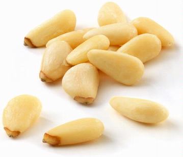 Pine nut in dry fruits category