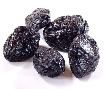 Prune in category of fruits
