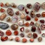 Agate : It is a translucent variety of microcrystalline quartz.