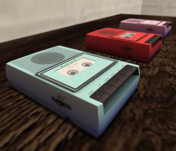 Portable Cassette Player and Recorder