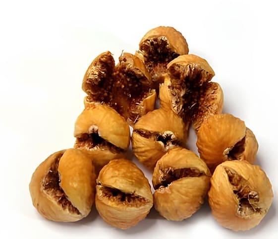 Dried Fig A collection of dried figs in white background