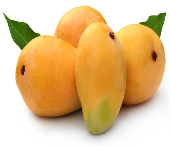 It is a tropical fruit that has a yellow and red skin and is yellow inside.