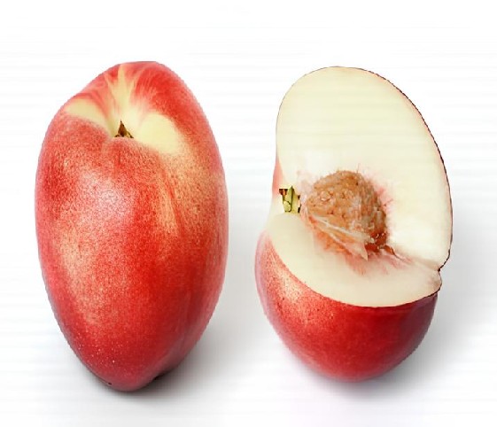 A vibrant-coloured and smooth textured nectarine.