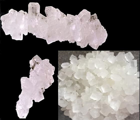 Sugar Candy A cluster of sparkling crystals of sugar candy.