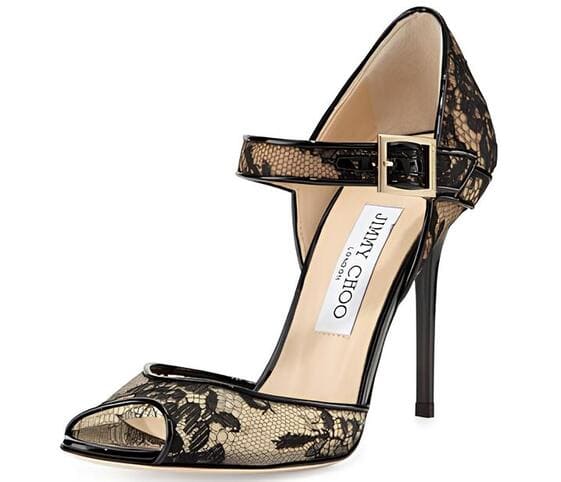 Peep-Toe Mary Jane Heels Peep-Toe Mary Jane Heels
