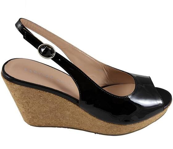 Slingback Peep-toe Wedge Sandal Slingback Peep-toe Wedge Sandal